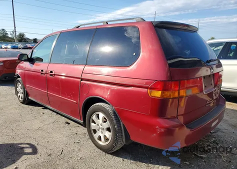 2003 Honda Odyssey Ex from USA, damaged, VIN 5FNRL18623B150887